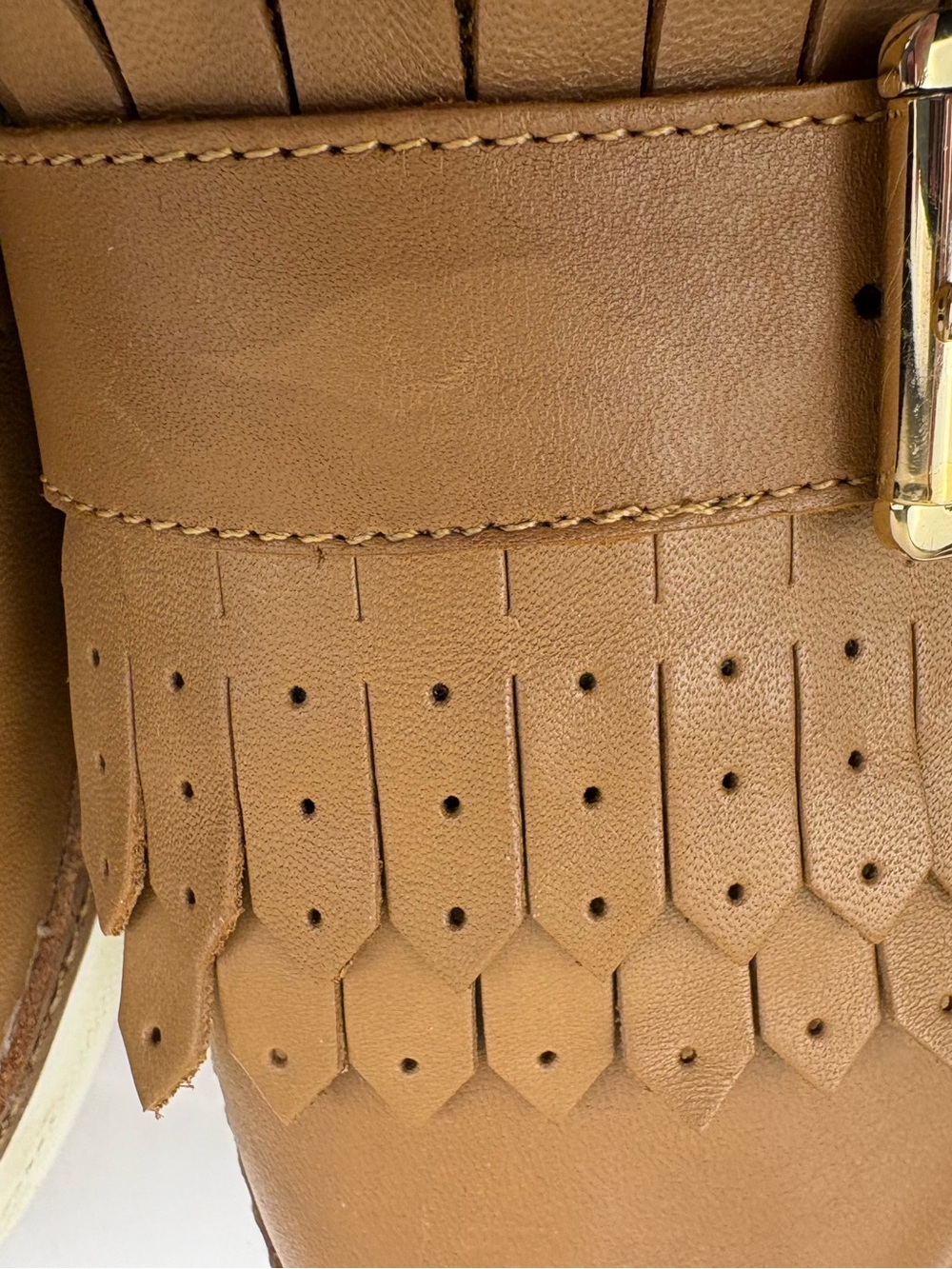 Vionic Women's Tan Leather Kiltie Loafers - Picture 11 of 12